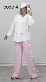 شومیز و شلوار مدل اُلگا کد 09772 A-2 - Image 8