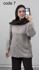 شومیز مدل نارینا کد 09774 B-14 - Image 11