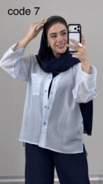 شومیز مدل ترگل کد 09777 A-17 - Image 6