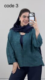 شومیز مدل ترگل کد 09777 A-17 - Image 7