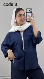 شومیز مدل انوشا کد 09776 A-16 - Image 2