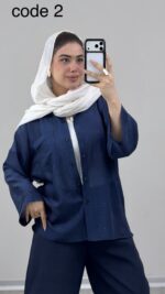 شومیز مدل نگینا کد 09775 A-10 - Image 8