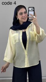 شومیز مدل انوشا کد 09776 A-16 - Image 3