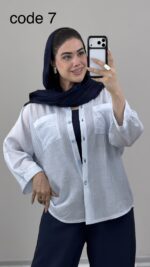 شومیز مدل انوشا کد 09776 A-16 - Image 7