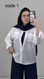 شومیز مدل انوشا کد 09776 A-16 - Image 8