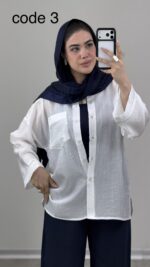 شومیز مدل نگینا کد 09775 A-10 - Image 2