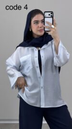 شومیز مدل نگینا کد 09775 A-10