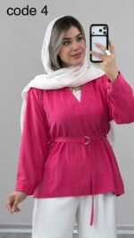 شومیز سیلک مدل بهرخ کد 09892 A-15 - Image 5