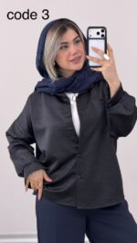 شومیز سیلک مدل آذر کد 09868 B-8 - Image 8