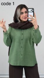 شومیز پشت پاپیون کد 09861 A-18 - Image 4