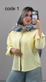 شومیز لینن مدل تیاناز کد 09829 B-13 - Image 8