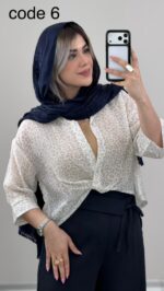 شومیز مدل فروزنده کد 09837 A-13 - Image 4