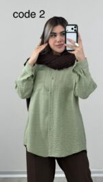 شومیز مدل زربانو کد 09835 B-15 - Image 5