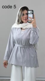 شومیز سیلک مدل بهرخ کد 09892 A-15 - Image 2