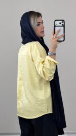 شومیز سیلک مدل آذر کد 09868 B-8 - Image 5