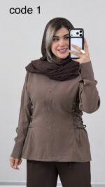 شومیز ساعت شنی کد 09855 B-16 - Image 3