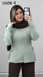 شومیز ساعت شنی کد 09855 B-16 - Image 4