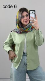 شومیز لینن مدل تیاناز کد 09829 B-13 - Image 12