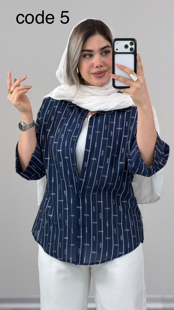 6cf0a95f-2f90-4d6e-b2f3-c9eb5a84861b شومیز مدل جواهر کد 09696 A-20 - Image 1