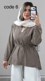 شومیز سیلک مدل بهرخ کد 09892 A-15 - Image 9