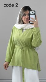 شومیز سیلک مدل بهرخ کد 09892 A-15 - Image 7