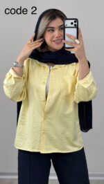 شومیز سیلک مدل آذر کد 09868 B-8