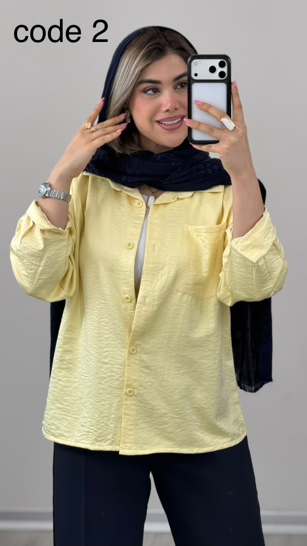 81d427e0-79a0-4828-b759-ab50c909d08e شومیز سیلک مدل آذر کد 09868 B-8 - Image 1