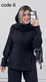 شومیز ساعت شنی کد 09855 B-16 - Image 5