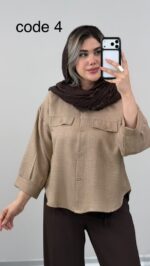 شومیز باکسی کد 09859 A-4