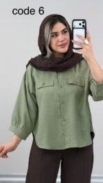 شومیز باکسی کد 09859 A-4 - Image 4