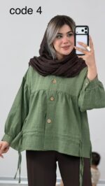 شومیز مدل مهراوه کد 09879 A-6