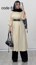 مانتو+کمربند مدل روبیتا کد 09876 A-11 - Image 6