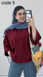 شومیز مدل درخشان کد 09884 A-5