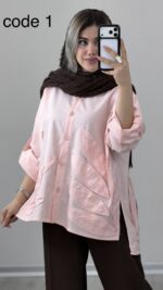 مانتو لینن مدل ویکتوریا کد 09890 A-13 - Image 5