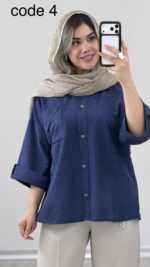 شومیز سیلک مدل پردیس کد 09887 B-16