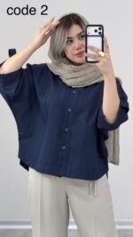 شومیز مدل جوانه کد 09863 A-8 - Image 3