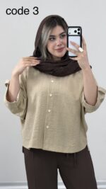 شومیز مدل جوانه کد 09863 A-8 - Image 8