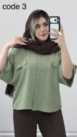 شومیز نگین دار کد 09902 A-19 - Image 2