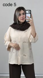 شومیز MIU MIU کد 09865 A-6 - Image 4