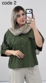 شومیز نگین دار کد 09902 A-19 - Image 6