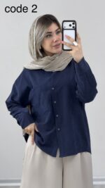 شومیز سیلک مدل تُرنج کد 09698 A-5 - Image 5