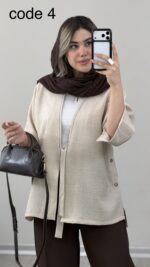 مانتو مدل شایلین کد 09916 A-16 - Image 3