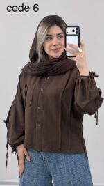 شومیز کیوت کد 09917 B-3 - Image 5