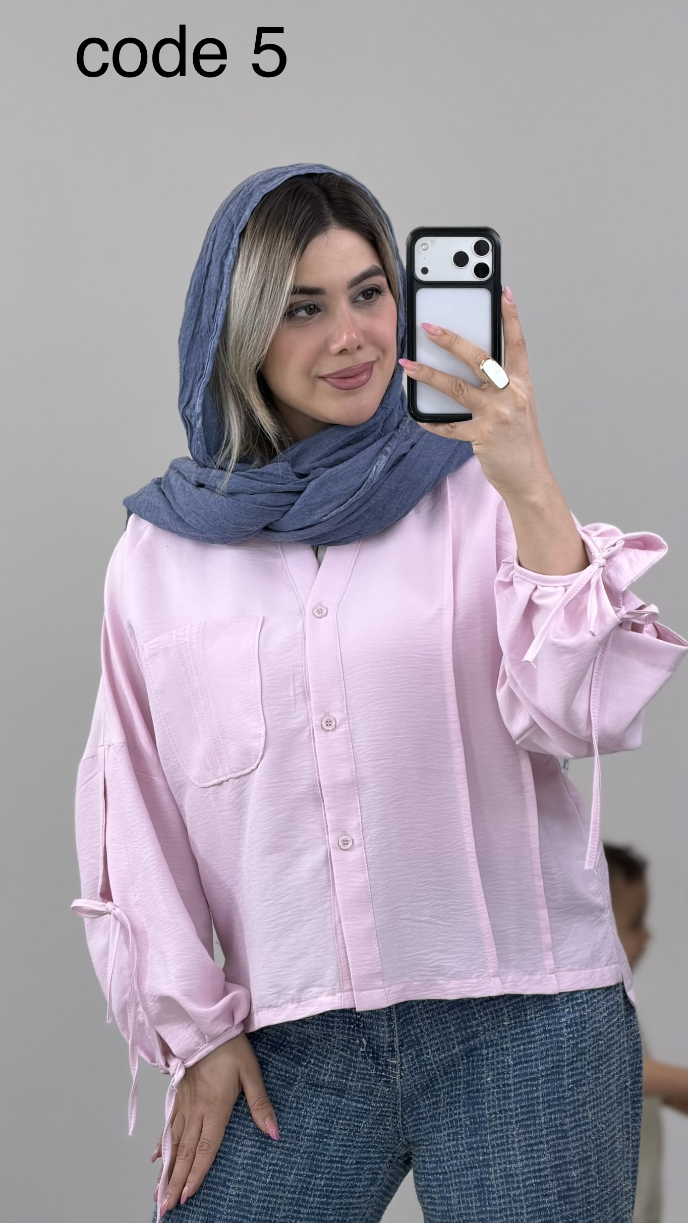IMG_1326 شومیز کیوت کد 09917 B-3 - Image 1