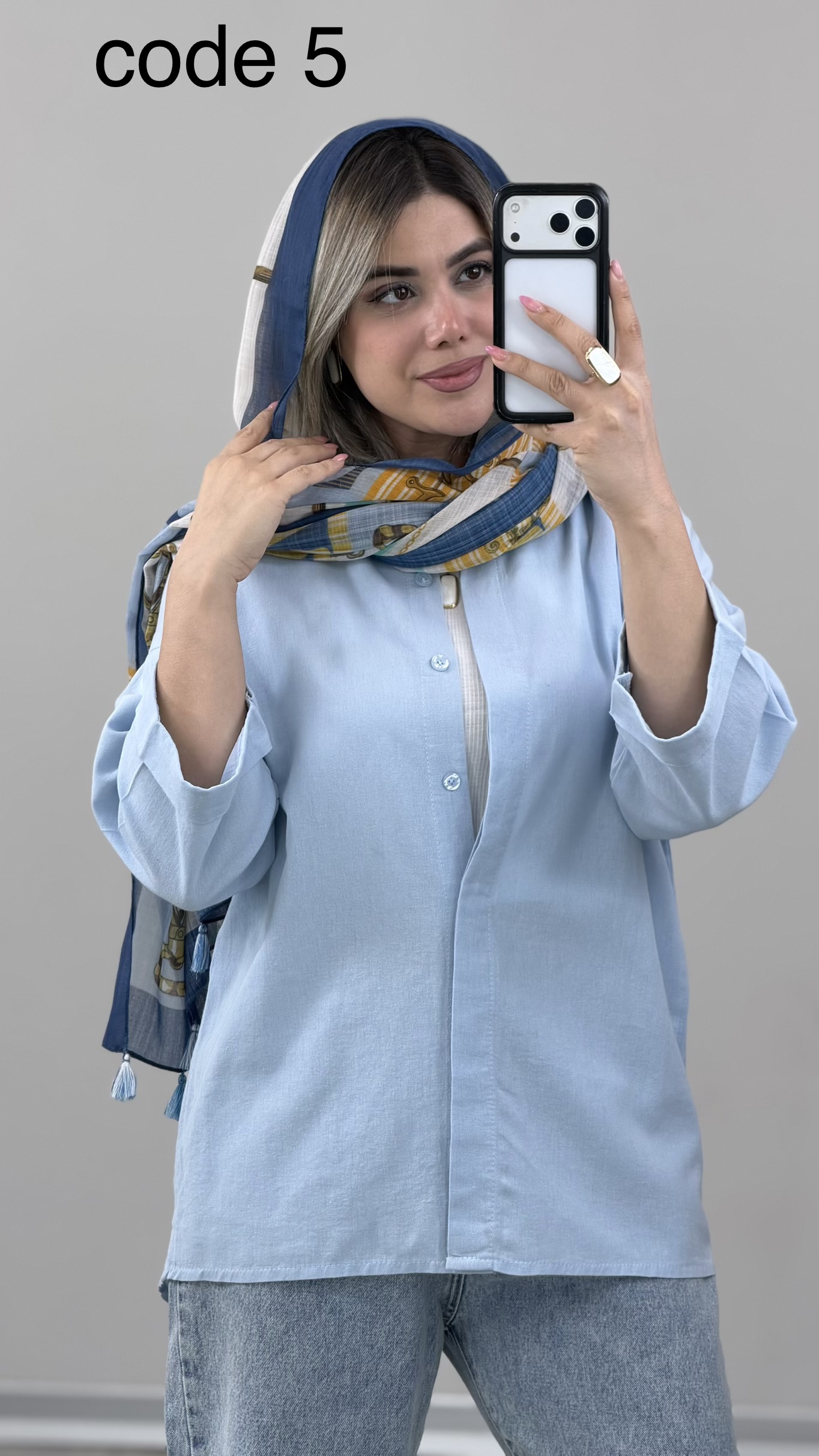 IMG_1336 شومیز مدل اسما کد 09913 B-10 - Image 1