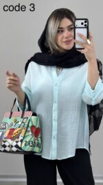 شومیز مدل آترین کد 09842 A-13