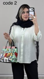 شومیز مدل آترین کد 09842 A-13 - Image 5