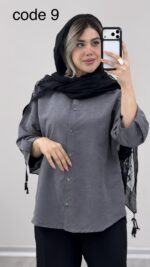 شومیز سیلک مدل رومیسا کد 09686 B-15 - Image 11