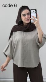 شومیز مدل لیورا کد 09928 A-1 - Image 7