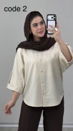 شومیز مدل لیورا کد 09928 A-1 - Image 8